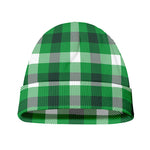 Irish Check Saint Patrick's Day Print Beanie