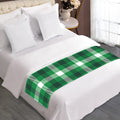Irish Check Saint Patrick's Day Print Bed Runner