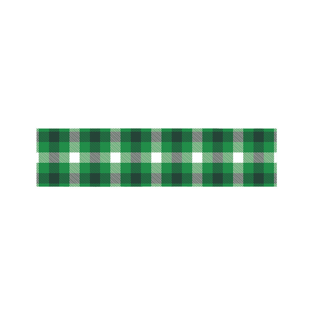 Irish Check Saint Patrick's Day Print Bed Runner