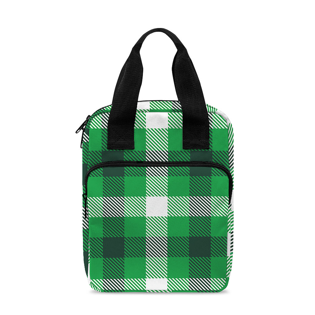 Irish Check Saint Patrick's Day Print Bible Tote Bag