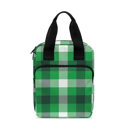 Irish Check Saint Patrick's Day Print Bible Tote Bag