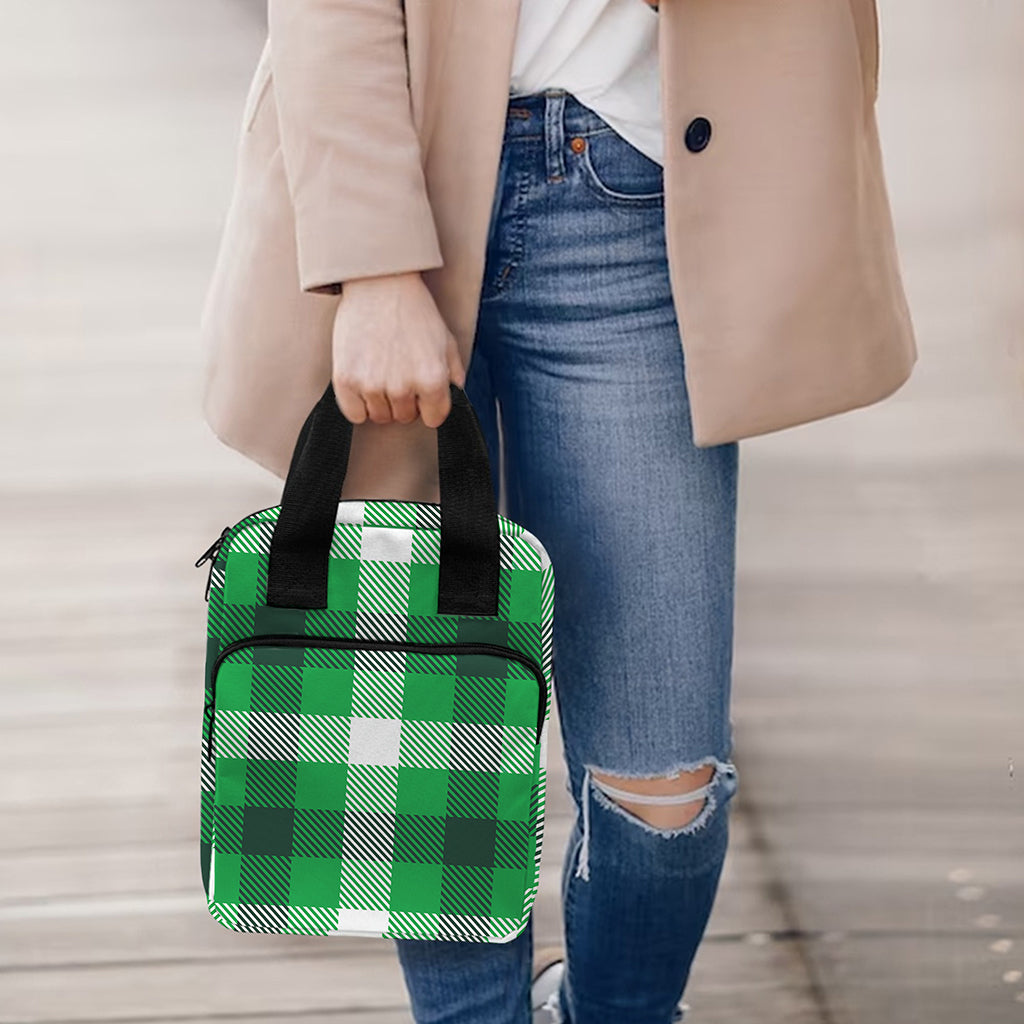 Irish Check Saint Patrick's Day Print Bible Tote Bag