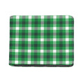 Irish Check Saint Patrick's Day Print Bifold Wallet