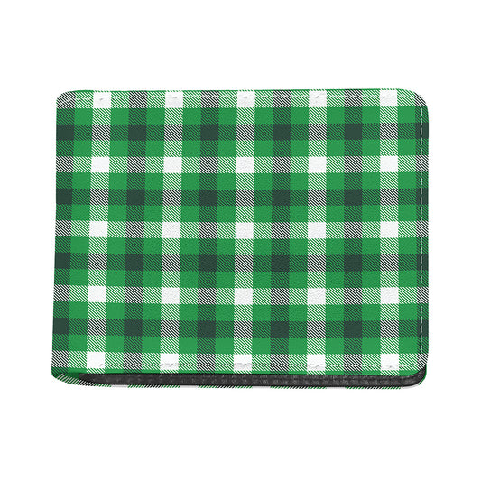Irish Check Saint Patrick's Day Print Bifold Wallet