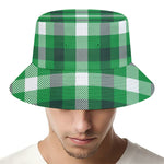 Irish Check Saint Patrick's Day Print Bucket Hat