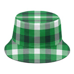 Irish Check Saint Patrick's Day Print Bucket Hat