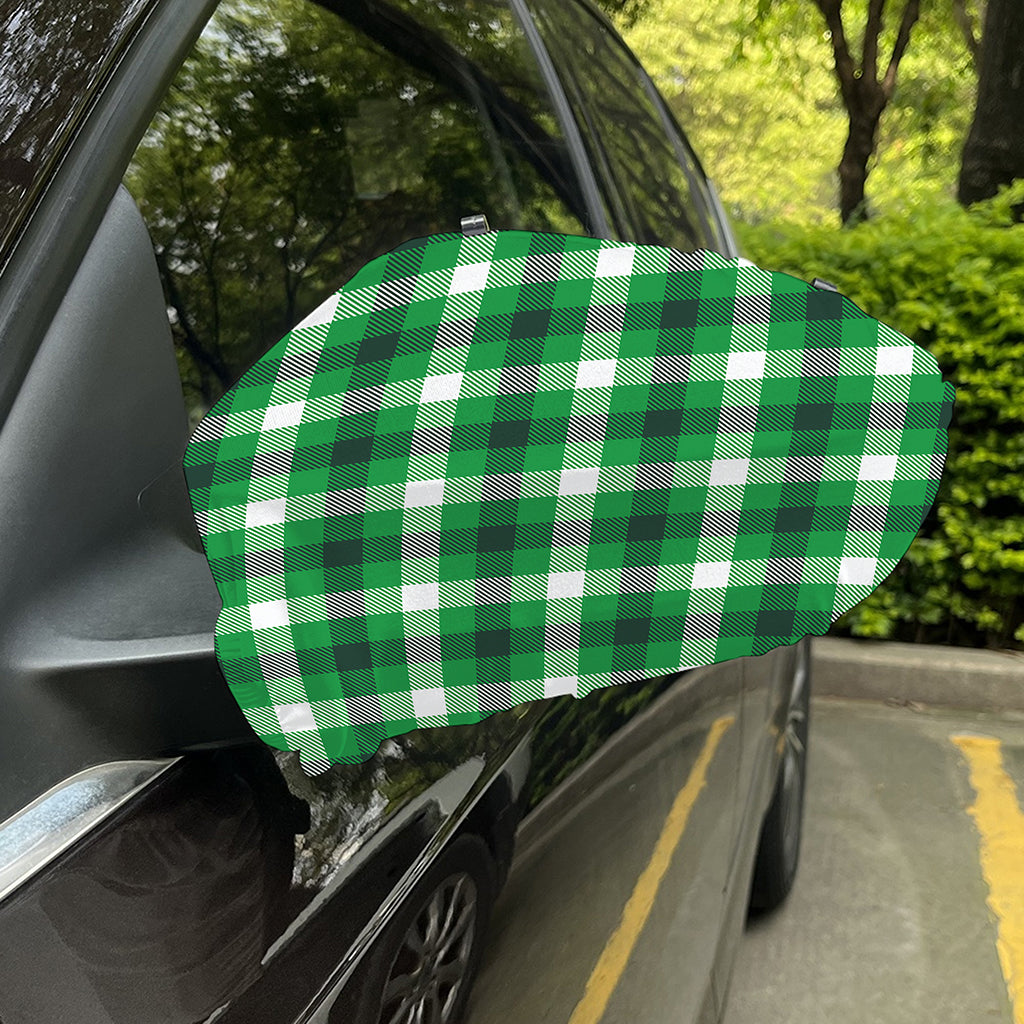 Irish Check Saint Patrick's Day Print Car Side Mirror Covers