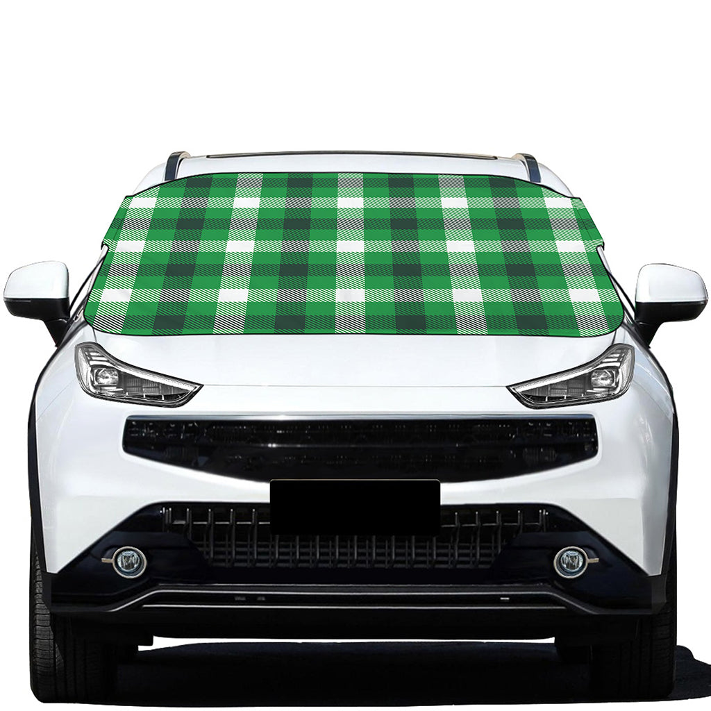 Irish Check Saint Patrick's Day Print Car Windshield Snow Cover