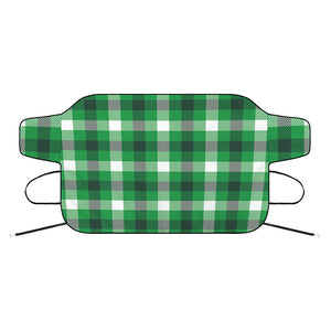 Irish Check Saint Patrick's Day Print Car Windshield Snow Cover