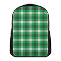 Irish Check Saint Patrick's Day Print Casual Backpack