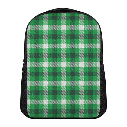 Irish Check Saint Patrick's Day Print Casual Backpack