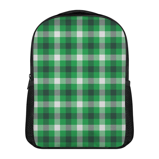 Irish Check Saint Patrick's Day Print Casual Backpack
