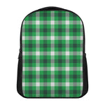 Irish Check Saint Patrick's Day Print Casual Backpack