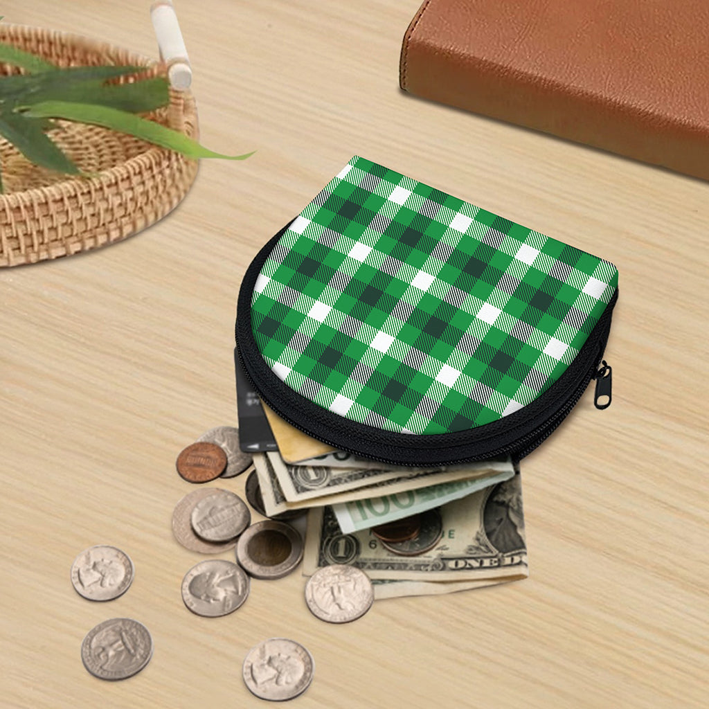 Irish Check Saint Patrick's Day Print Coin Purse