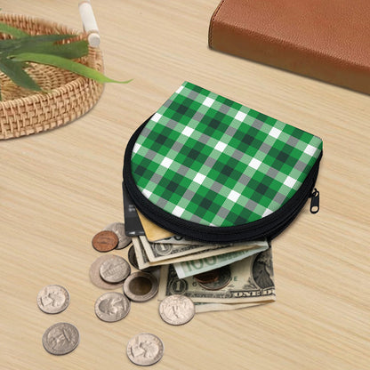 Irish Check Saint Patrick's Day Print Coin Purse