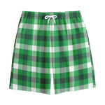 Irish Check Saint Patrick's Day Print Cotton Shorts