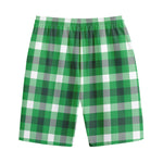 Irish Check Saint Patrick's Day Print Cotton Shorts