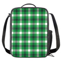 Irish Check Saint Patrick's Day Print Crossbody Lunch Bag