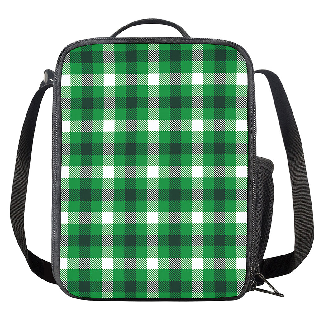 Irish Check Saint Patrick's Day Print Crossbody Lunch Bag