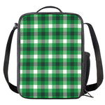 Irish Check Saint Patrick's Day Print Crossbody Lunch Bag