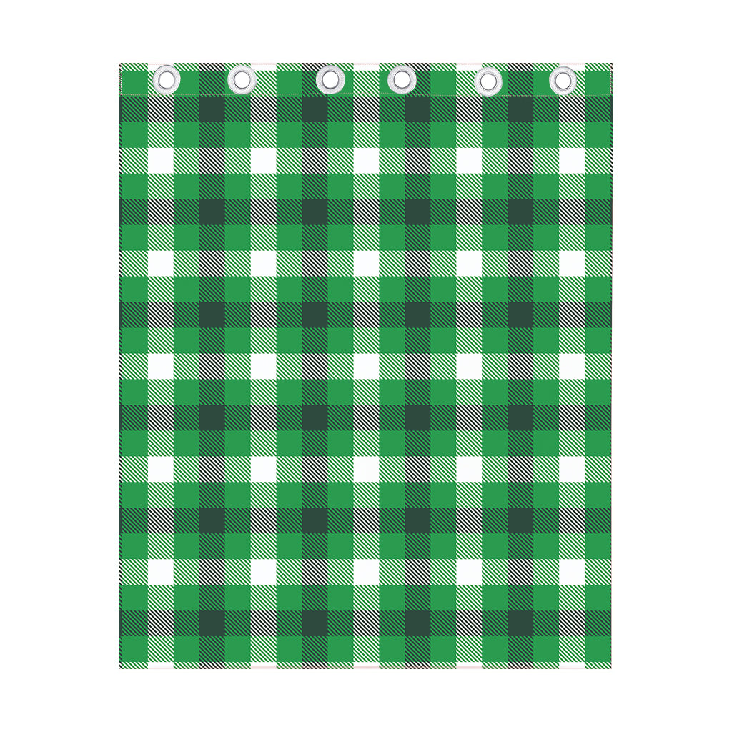 Irish Check Saint Patrick's Day Print Curtain
