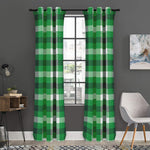 Irish Check Saint Patrick's Day Print Curtain