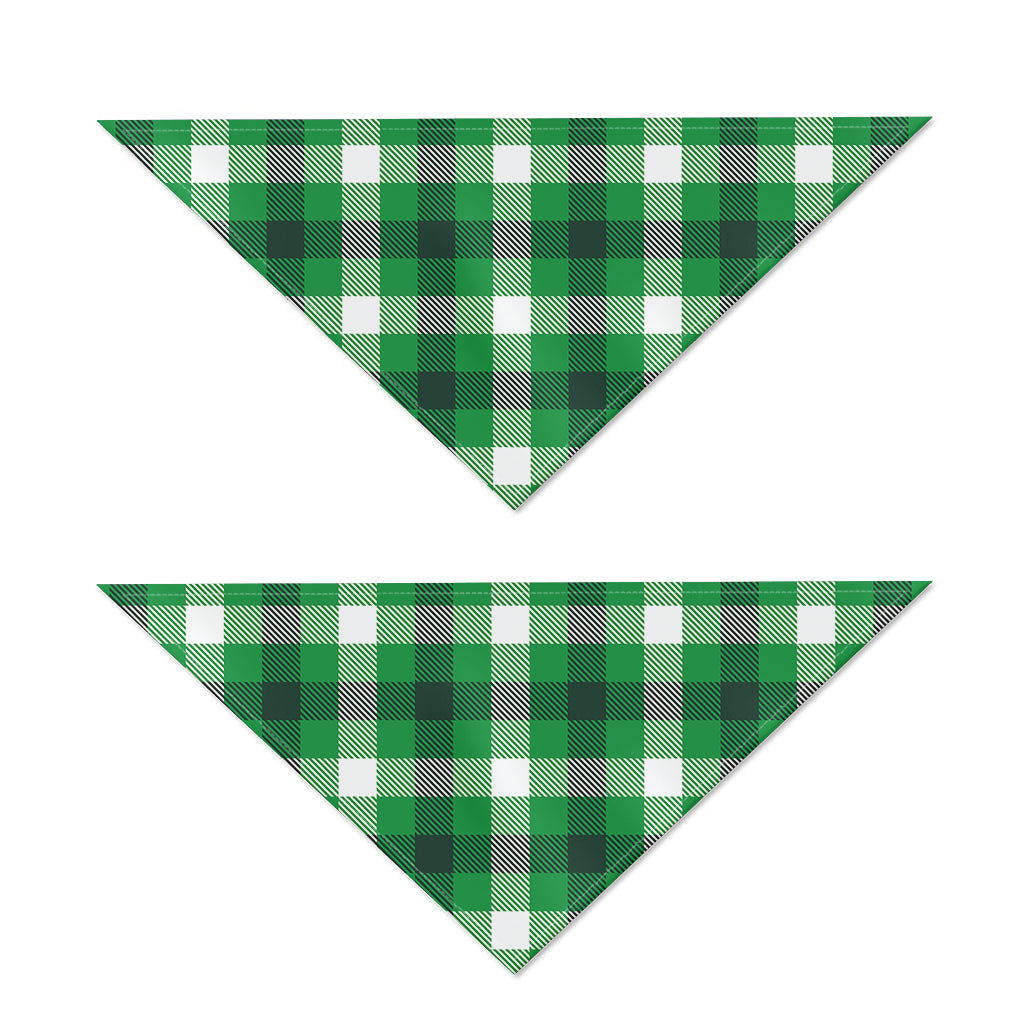 Irish Check Saint Patrick's Day Print Dog Bandana