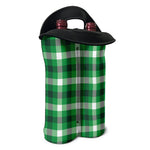 Irish Check Saint Patrick's Day Print Double Neoprene Wine Tote