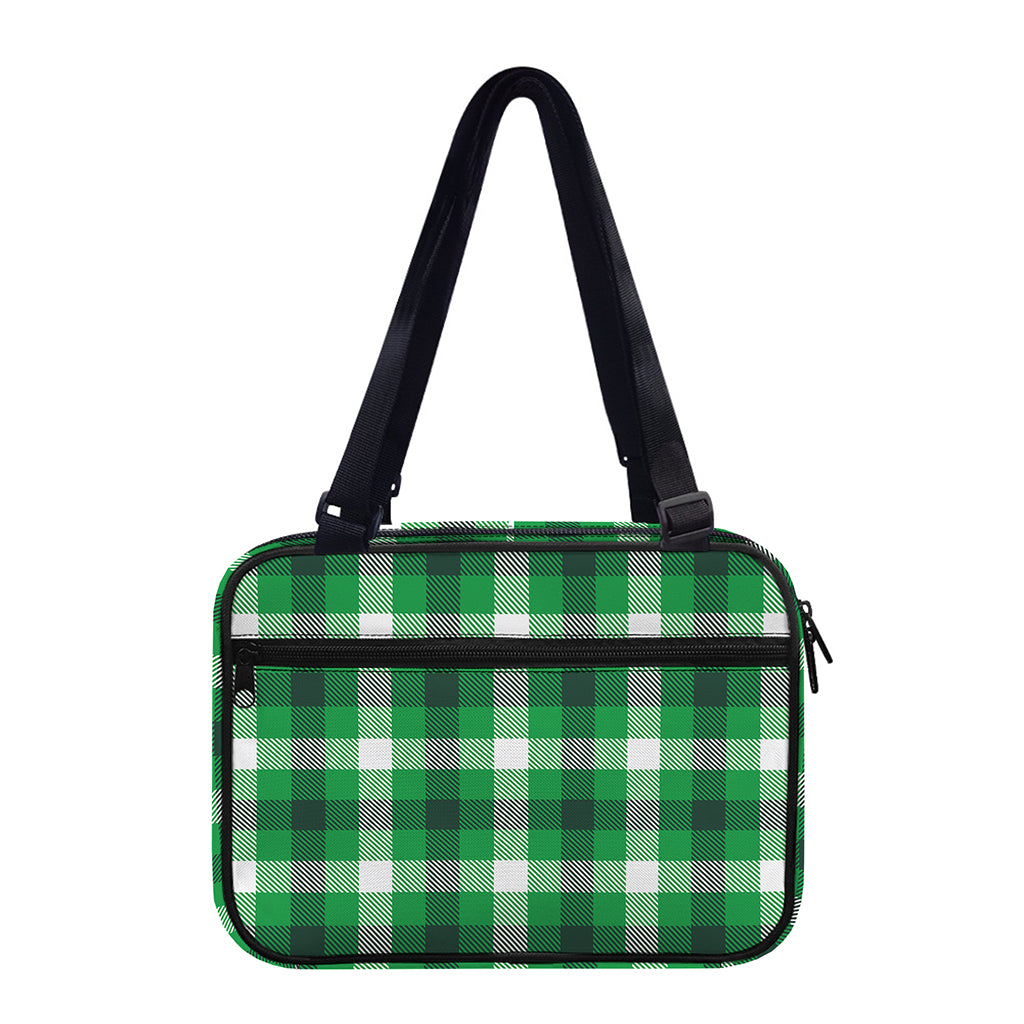Irish Check Saint Patrick's Day Print Double Strap Bible Bag