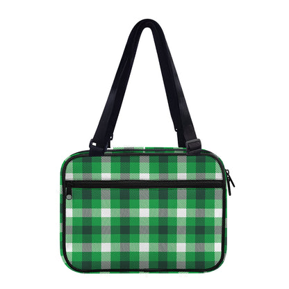 Irish Check Saint Patrick's Day Print Double Strap Bible Bag