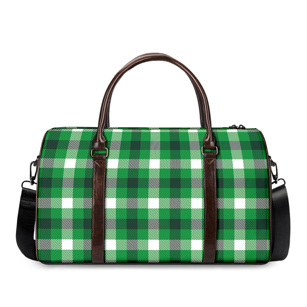 Irish Check Saint Patrick's Day Print Duffle Bag