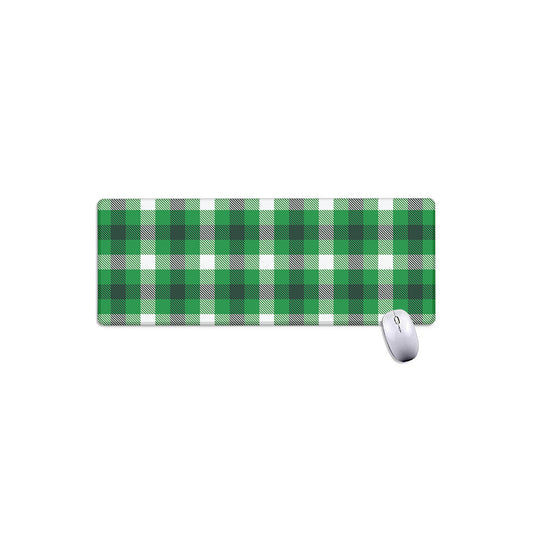 Irish Check Saint Patrick's Day Print Extended Mouse Pad