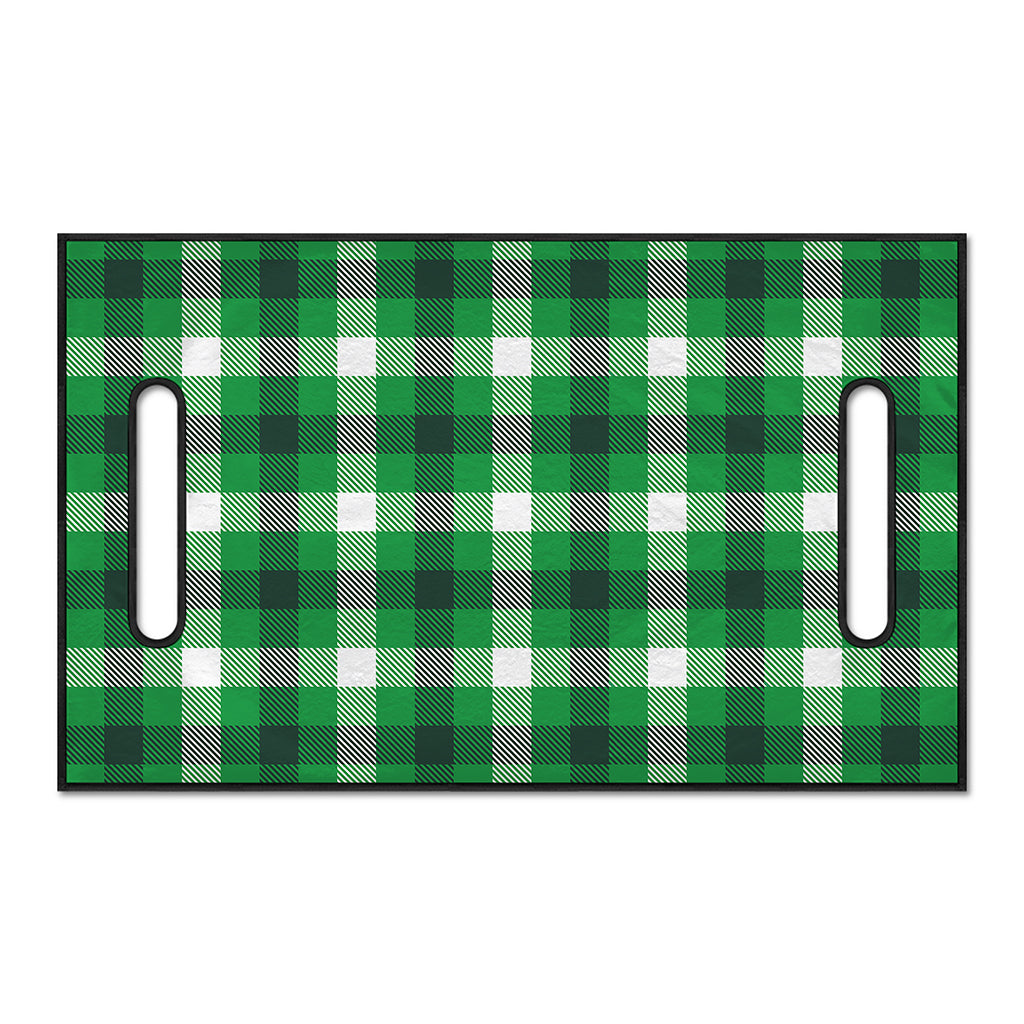 Irish Check Saint Patrick's Day Print Golf Cart Seat Cover