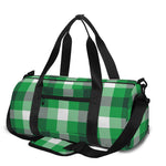 Irish Check Saint Patrick's Day Print Gym Bag