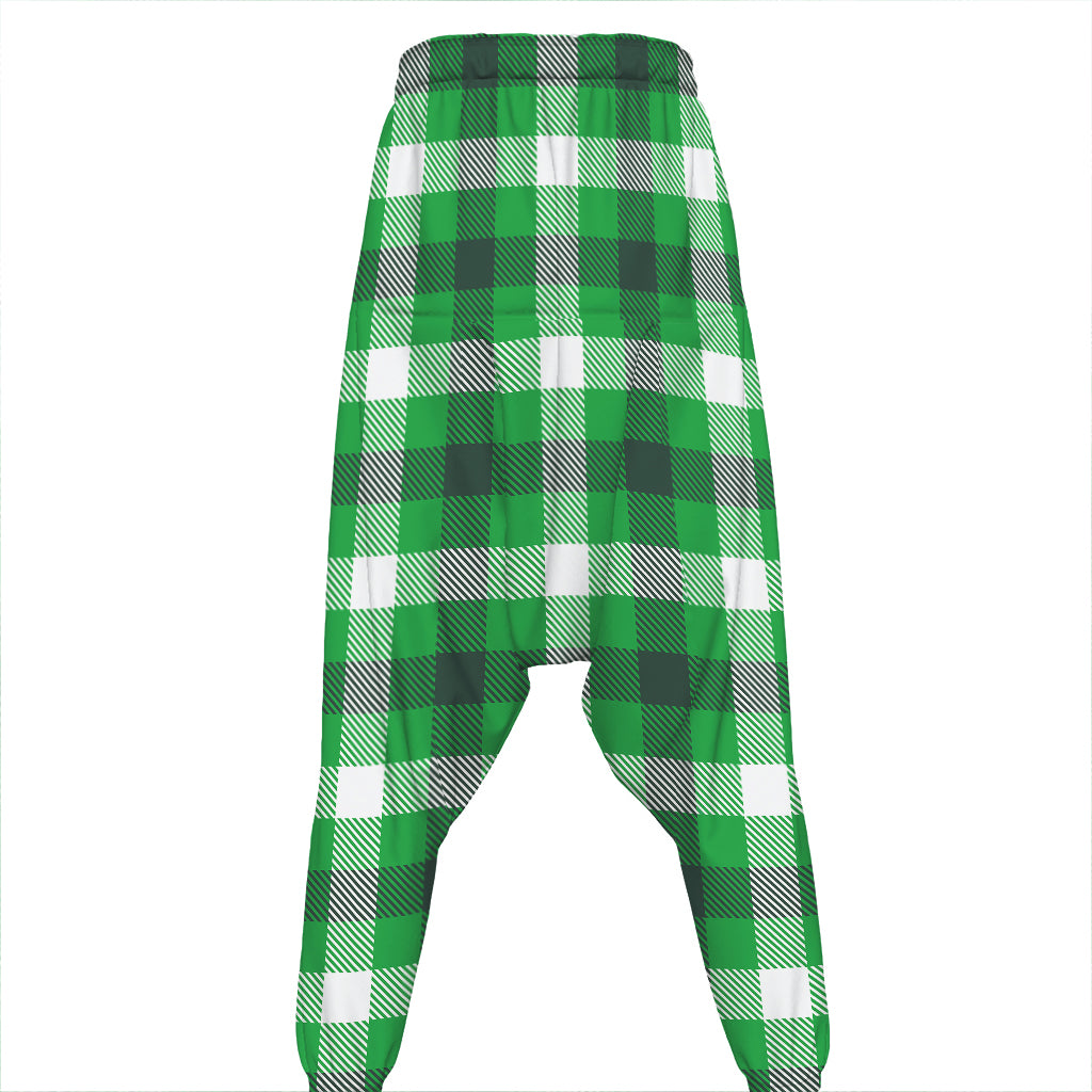 Irish Check Saint Patrick's Day Print Hammer Pants