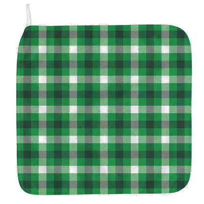 Irish Check Saint Patrick's Day Print Hand Towel