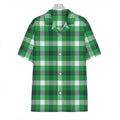 Irish Check Saint Patrick's Day Print Hawaiian Shirt