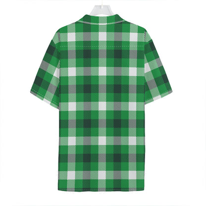 Irish Check Saint Patrick's Day Print Hawaiian Shirt