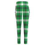 Irish Check Saint Patrick's Day Print High-Waisted Pocket Leggings
