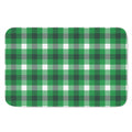 Irish Check Saint Patrick's Day Print Indoor Door Mat