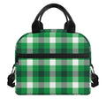 Irish Check Saint Patrick's Day Print Insulated Lunch Bag