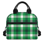 Irish Check Saint Patrick's Day Print Insulated Lunch Bag