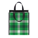 Irish Check Saint Patrick's Day Print Insulated Lunch Tote