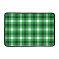 Irish Check Saint Patrick's Day Print Kitchen Mat