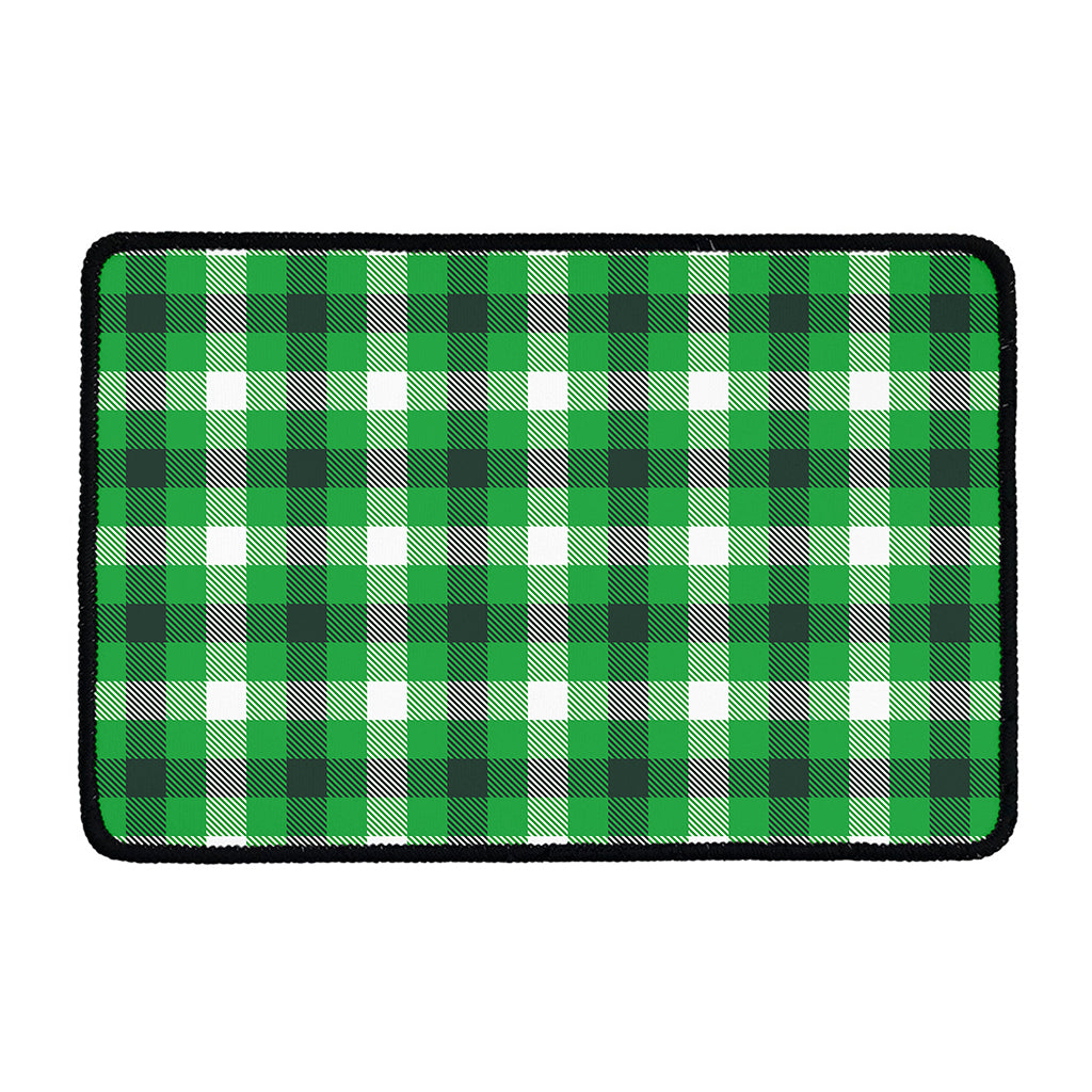 Irish Check Saint Patrick's Day Print Kitchen Mat