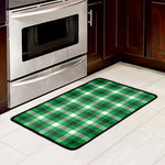 Irish Check Saint Patrick's Day Print Kitchen Mat
