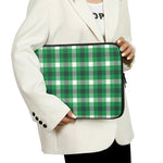 Irish Check Saint Patrick's Day Print Laptop Sleeve
