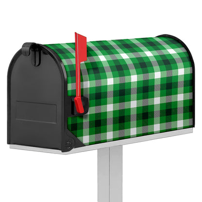 Irish Check Saint Patrick's Day Print Mailbox Cover