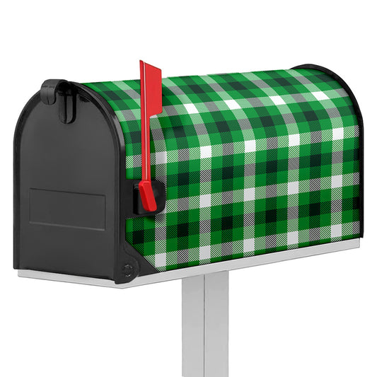 Irish Check Saint Patrick's Day Print Mailbox Cover