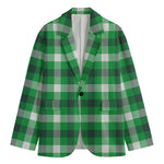Irish Check Saint Patrick's Day Print Men's Blazer